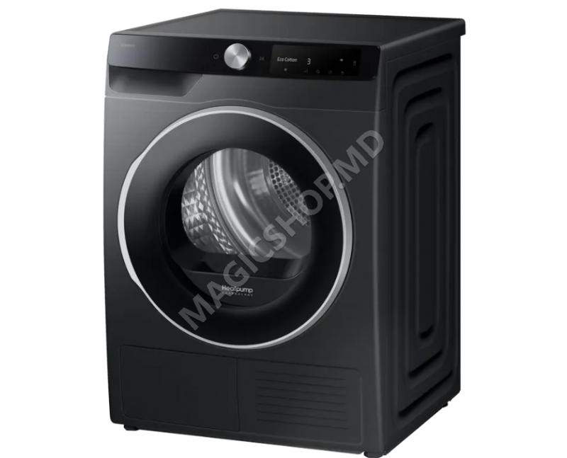 Uscător de rufe Samsung DV90DG6845LBU4, 9kg, Negru